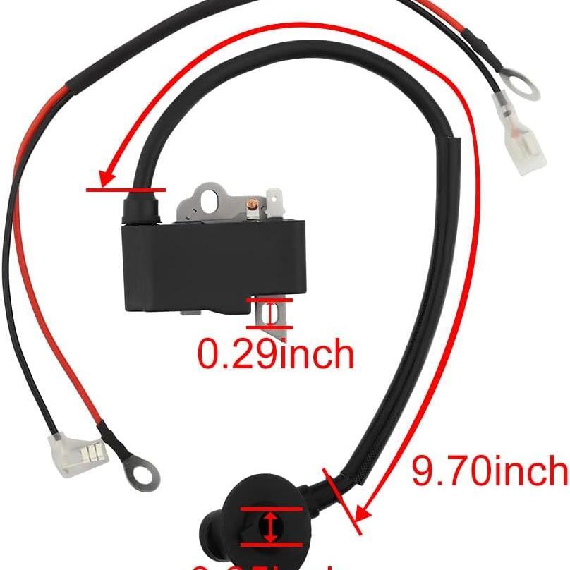 TS420 Ignition Coil with Wire for Stihl TS410 TS420 Cut Off Saw Replace 4238 400 1301 4238-400-1307 - 0