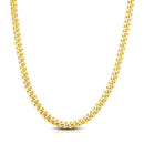 7.1mm 10k Yellow Gold Classic Miami Cuban Solid Chain-2