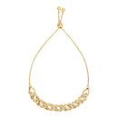 Adjustable Chain Bracelet in 14k Yellow Gold-1