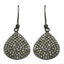 2.61 Carat Genuine Diamond .925 Sterling Silver Earrings-1
