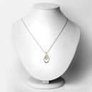 0.14 Carat Genuine Ruby .925 Sterling Silver Pendant-2