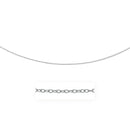 2.5mm 14k White Gold Pendant Chain with Textured Links-1