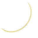 3.0 mm 14k Two Tone Gold Reversible Omega Necklace-2