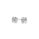 2 cttw Certified IGI Lab Grown Round Diamond Stud Earrings 14k White Gold (G/VS2)-3