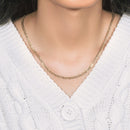 14k Yellow Gold Solid Curb Chain (3.20 mm)-5