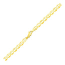 5.5mm 10k Yellow Gold Mariner Link Chain-4