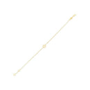 14k Yellow Gold Star of David Bracelet-1
