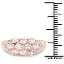 1.50 Carat Genuine Morganite .925 Sterling Silver Ring-4