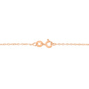 AGS Certified 10K Rose Gold 1/5 Cttw Bezel Set Round Diamond Solitaire 16-18" Adjustable Pendant Necklace (H-I Color, VS1-VS2 Clarity)-3