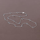1.98 Carat Genuine Blue Sapphire .925 Sterling Silver Necklace-3