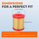 Hipa Air Filter For MTD 937-05066 737-05066 Mower-4