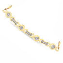14K Yellow Gold Plated .925 Sterling Silver Channel Set Diamond Accent Twist 4â€-10â€ Adjustable Bolo Bracelet (I-J Color, I3 Clarity)-5