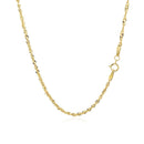 14k Yellow Gold Singapore Chain 1.7mm-3