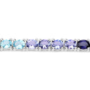 12.04 Carat Genuine Multi Stone .925 Sterling Silver Bracelet-4
