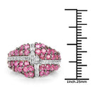 14K Yellow Gold Plated 1.70 Carat Genuine Ruby .925 Sterling Silver Ring-3