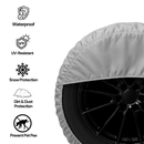 Deluxe tire/wheel covers fits tire 36.5"- 41" dia. for RV's, Travel Trailers, Toy Haulers, 5th wheel trailers, Truck, Van, SUV (Set of 4)-5