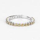 0.81 Carat Genuine Citrine .925 Sterling Silver Ring-4