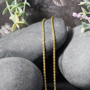 2.0mm 14k Yellow Gold Light Rope Chain-4