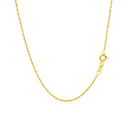 14k Yellow Gold Singapore Chain 1.0mm-3