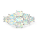 2.16 Carat Genuine Ethiopian Opal .925 Sterling Silver Ring-3