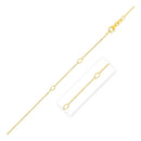 Adjustable Cable Chain in 14k Yellow Gold (1.0mm)-3