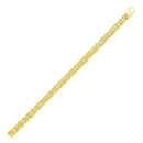 14k Yellow Gold Byzantine Style Chain Bracelet-1