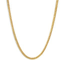 Semi-Solid 14K Yellow Gold 6.1mm Classic Miami Cuban Chain Necklace - 22 Inches-1