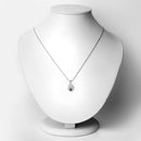0.14 Carat Genuine Garnet .925 Sterling Silver Pendant-2