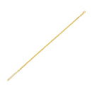 14k Yellow Gold Spaced Bead Bracelet  (3.00 mm)-1