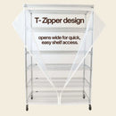 Storage Shelving Unit Cover, fits racks 48"W x 24"D x 72"H All Clear See Through PVC-6