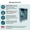 Storage Shelving Unit Cover, fits racks 48"W x 18"D x 72"H one side see through panel in Glacier Blue-7