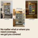 Storage Shelving Top Cover, 60"W x 24"D x 18"H, one side see through panel (Top Part ONLY)-6