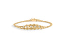10K Yellow Gold 1/4 Cttw Round-Cut Diamond Basket Weave Rope Chain Style 7" Bracelet (H-I Color, I1-I2 Clarity)-5
