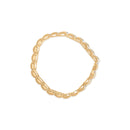10K Yellow Gold 5.00 Cttw Round-Cut Diamond Link 7" Bracelet (J-K Color, I1-I2 Clarity)-7