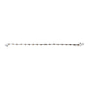 14k White Gold 2 1/4 Cttw Champagne Diamond Bar Link 7" Bracelet (Champagne Color, I1-I2 Clarity)-3