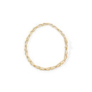 10k Yellow Gold 1.00 Cttw Baguette-Cut Channel Diamond Link Bracelet-2