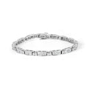 14K White Gold 2.0 Cttw Baguette and Princess-Cut Diamond Tennis Bracelet (H-I Color, SI1-SI2 Clarity) - 7"-6