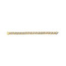 10K Yellow Gold 2.0 Cttw Diamond S-Link Twist Design Link Bracelet-3
