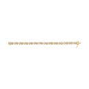 10k Yellow Gold Plated .925 Sterling Silver 2.00 Cttw Round-Cut Diamond Link 7" Bracelet (H-I Color, I2-I3 Clarity)-7
