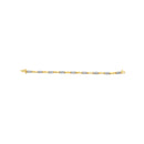10K Yellow Gold 1.00 Cttw Round-Cut Diamond Spiral Link 7" Bracelet (H-I Color, I2-I3 Clarity)-7