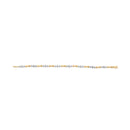 10k Gold 1/3 Cttw Diamond Miracle Set Alternating Bar and Link Bracelet (I-J Color, I1-I2 Clarity) - 7.75" Inches-8