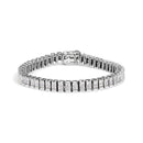 14K Yellow Gold 3.0 Cttw Princess Cut Quad Invisible Set Tennis Bracelet (H-I Color, SI1-SI2 Clarity) - 7â€-5