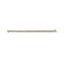 14K Yellow Gold 3.0 Cttw Princess Cut Quad Invisible Set Tennis Bracelet (H-I Color, SI1-SI2 Clarity) - 7â€-3