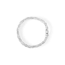 10K White Gold Round and Baguette Cut Diamond Bracelet (2.00 cttw, H-I Color, I2-I3 Clarity)-7