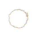 10K Two-Tone Gold 2.0 Cttw Baguette Diamond Channel Link Bracelet-1