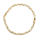10K Yellow Gold 2.00 Cttw Baguette Diamond Channel Set Link Bracelet-3