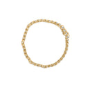 10K Yellow Gold 3 cttw Round-Cut Diamond Spiral Link 7.50" Bracelet (I-J Color, I1-I2 Clarity)-6