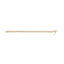 10K Yellow Gold 3 cttw Round-Cut Diamond Spiral Link 7.50" Bracelet (I-J Color, I1-I2 Clarity)-7