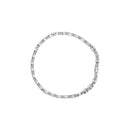 14K White Gold 2.00 Cttw Diamond Halo Link Tennis Bracelet (H-I Color, I1-I2 Clarity) - 7" Inches-7