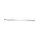 14K White Gold 2.00 Cttw Diamond Halo Link Tennis Bracelet (H-I Color, I1-I2 Clarity) - 7" Inches-8